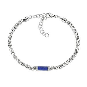 Bracciale Amen Uomo in Acciaio Agata ACBR7360BBL - ACBR7360BBL